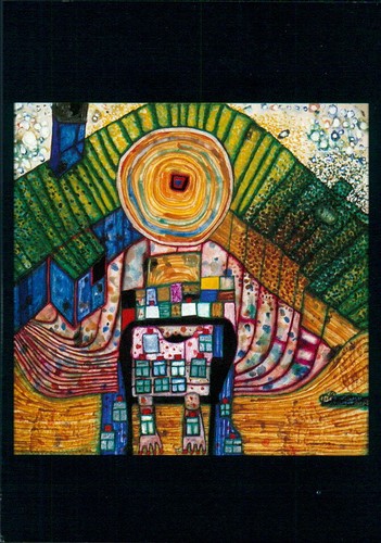 Kunst postkarte 1995 - ak, kunst-postkarte