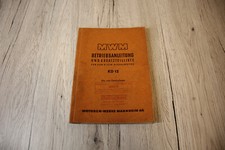 Original MWM Betriebsanleitung und Ersatzteilliste KD12 Dieselmotor