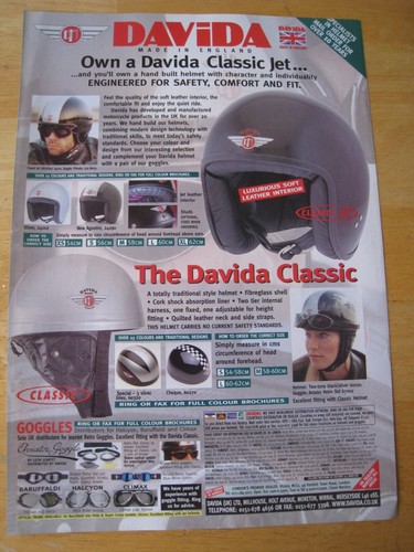 Davida classic jethelm - davida, weiche