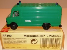 Busch Automodelle 1:87 H0 Mercedes Benz 507 Kastenwagen Polizei 44309