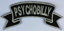 Patch Aufnäher PSYCHOBILLY, Biker Aufnäher Route 66 Motorrad Custombike 43