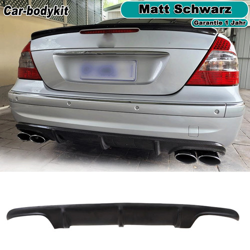 Matt schwarz heckdiffusor - matt,