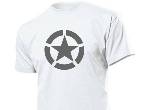 Shirt allied star - t-shirt, army