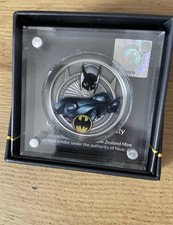 1 oz Silber Batman Batmobile 1989 Niue Island 2021 NEW Antik Finish