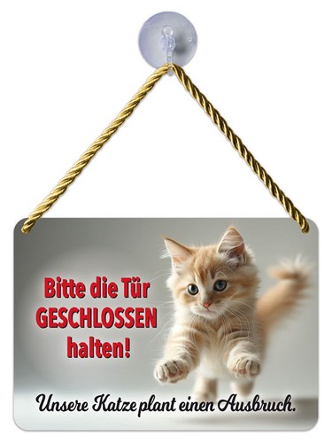 Kulthänger blechschild tür - kulthänger,