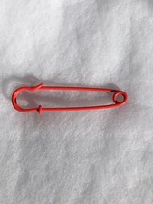 Kiltnadel  Sicherheitsnadel  Schmuck nadel Tuchnadel Kilt 7 cm rot Tücher