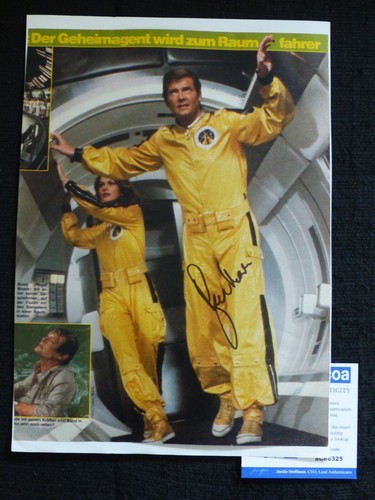 Roger moore signed autogramm - moore,