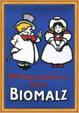 Biomalz Patermann Teltow dickflüssiger Saft Werbung Reklame A2 03 Gerahmt