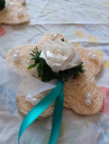 Tischdeko rose taufe - tischdeko, hochzeit