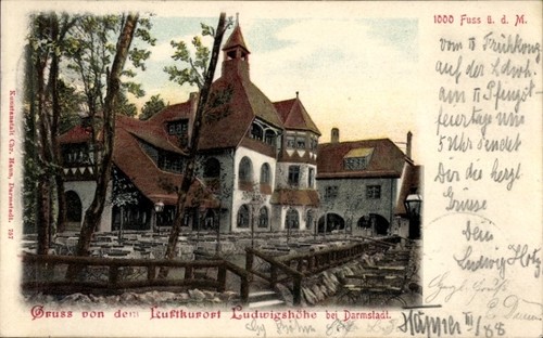 Ludwigshöhe rheinland - ak, in