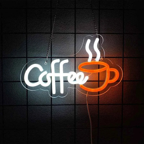 Kaffee led leuchtreklame - led,