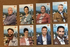 8 Autogrammkarten ZDF Die