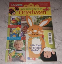 Wir basteln für den Osterhasen Heft + Vorlagen Ostereier Seidenmalerei Deko DIY