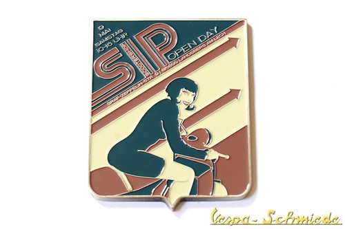 Vespa metall plakette sip - vespa, metall-plakette