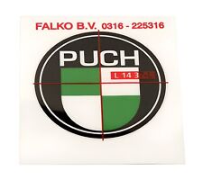 Aufkleber Sticker Plakette 40mm Puch grün weiß für Puch Maxi 50 Typ X30 P VS 