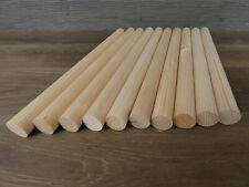 5 Rundstäbe Kiefer/Fichte Ø 47 x 500 mm Bastelstab Holzrundstab