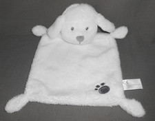 NICOTOY SCHMUSETUCH SCHNUFFELTUCH HUND WEISS   MOTIV  1 PFOTE