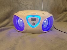 Auna Boombox  Stereoanlage LIEST GEBRANNTE CDs Rhytmische bunte Beleuchtung