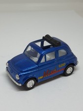 Fiat 500 in blau - Faltdach  (R1B) 