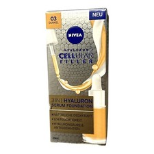 Nivea Cellular Filler 3in1 Hyaluron Serum Foundation 03 dunkel 30ml.