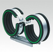 Müpro Doppelrohrschellen Vario verzinkt