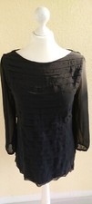 H&M Traum Tunika Gr.M 36/38 schwarz Falten festlich wNEU