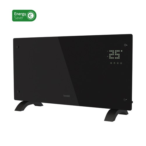 Hombli glass convection heater - glass,