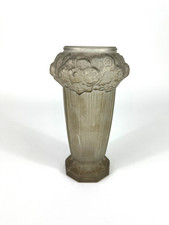 Antike Art Déco Glas Vase