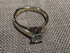 Solitärring 585 Gelbgold