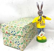 Osterhase 20,5cm Richard Gläßer DDR Osterschmuck Erzgebirge Expertic