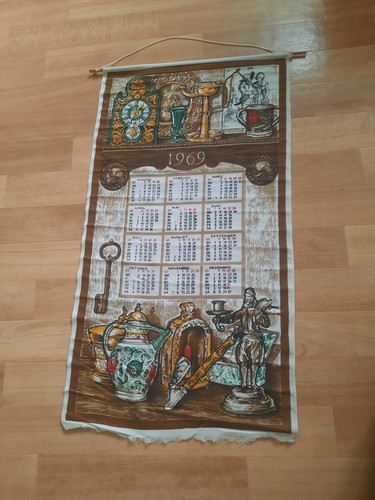 Vintage stoffkalender - vintage,