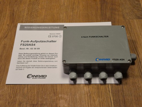 Conrad elv fs20 as4 kanal - conrad,