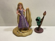 Disney Store 2 x Figur Tangled Rapunzel ca. 6-9 cm : mit Pascal