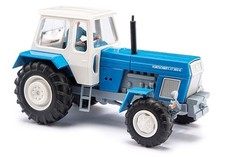 BUSCH 42855 Traktor ZT 303 mit Bäuerin am Steuer, blau  1/87
