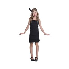 Amscan schwarzes Flapper-Kleid