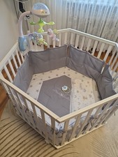 roba Laufgitter 'Rock Star Baby', 6-eckig, inkl. Schutzeinlage & Rollen