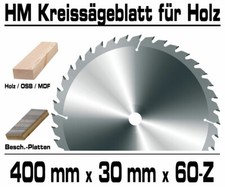 Hartmetall Kreissägeblatt 400