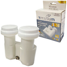 SMART Titanium Monoblock Single LNB TM5 Astra/Hotbird LNC LMB 0,1dB HDTV Full HD