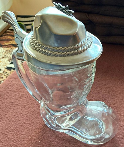 Glas bierstiefel bierkrug mit - bierkrug,
