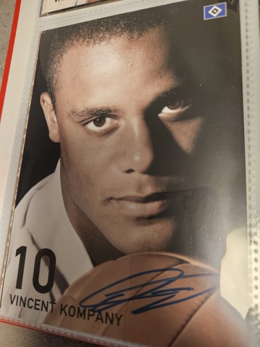 Vincent kompany autogrammkarte - vincent,