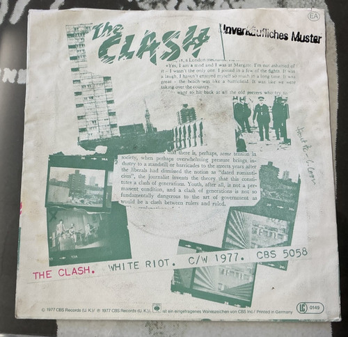The clash white riot german - clash,