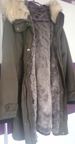 Damen parka grün lang - damen,