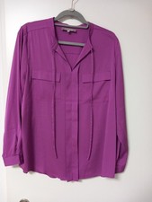 Damen Bluse Langarm Rundhals