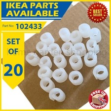 102433 x 20 Ikea Gummi Glas