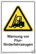 Schild Warnung vor