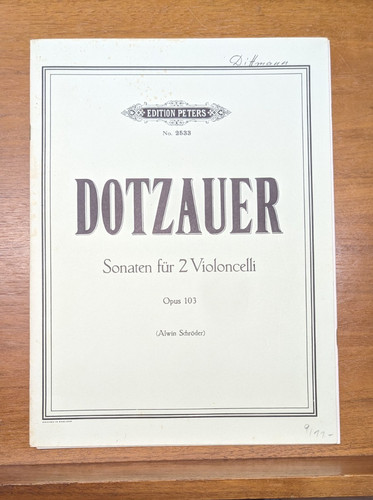 Dotzauer sonaten für - sonaten,