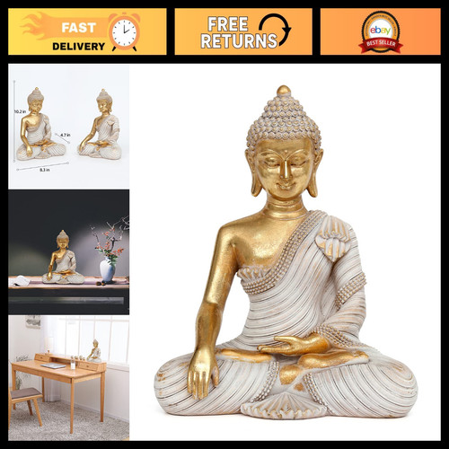 Large gold buddha - 10.2'',