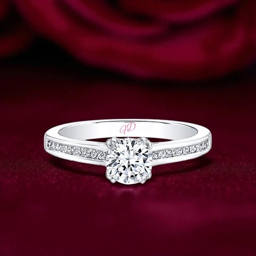 Rundschliff diamant ring - rundschliff,
