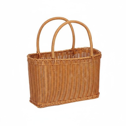 Einkaufskorb rattan mit griff - rattan,