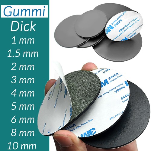 Selbstklebende gummi pads - selbstklebende,